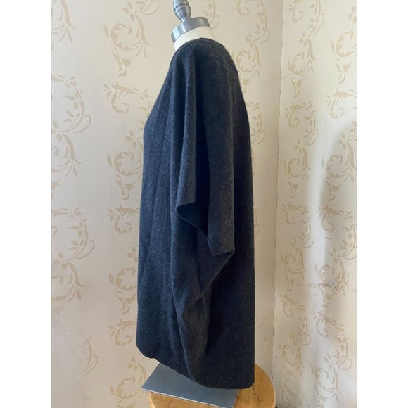 Ladies Large Vince Cashmere Blend Gray Sweater - Picture 3 of 4